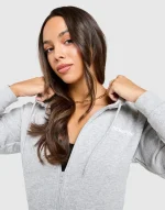 McKenzie Sudadera con capucha Zip French Terry Crop