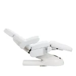 Sillón eléctrico profesional de cosmetología camilla para pedicura AZZURRO (3 motores), color blanco (8)