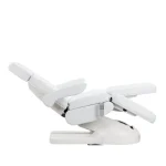 Sillón eléctrico profesional de cosmetología camilla para pedicura AZZURRO (3 motores), color blanco (9)