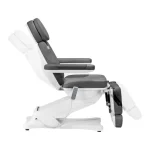 Sillón eléctrico profesional de cosmetología camilla para pedicura SILLON CLASSIC, 3 motores, color gris (15)